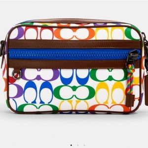 Coach Rainbow Graham Crossbody Signature